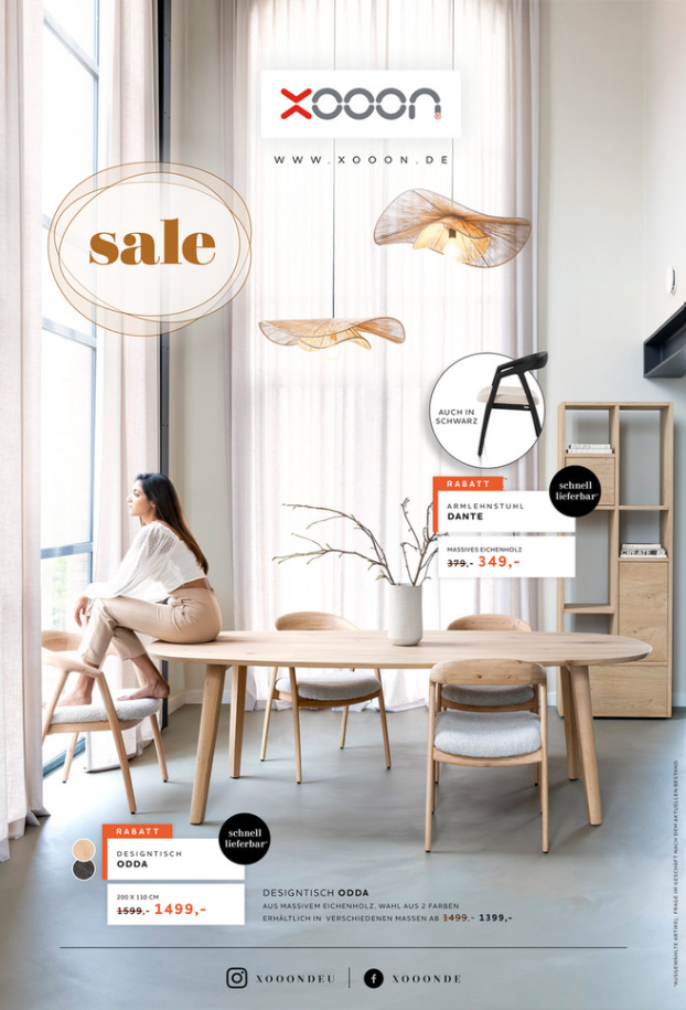 Esszimmer, Esstisch, Tisch, Werbung, Plakat