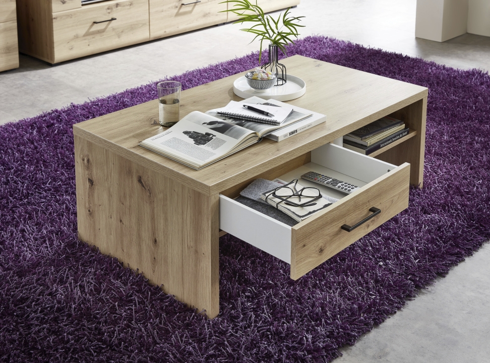 Innostyle Couchtisch Funny Plus mit Front: Artisan Eiche MDF, Artisan Eiche Nachbildung