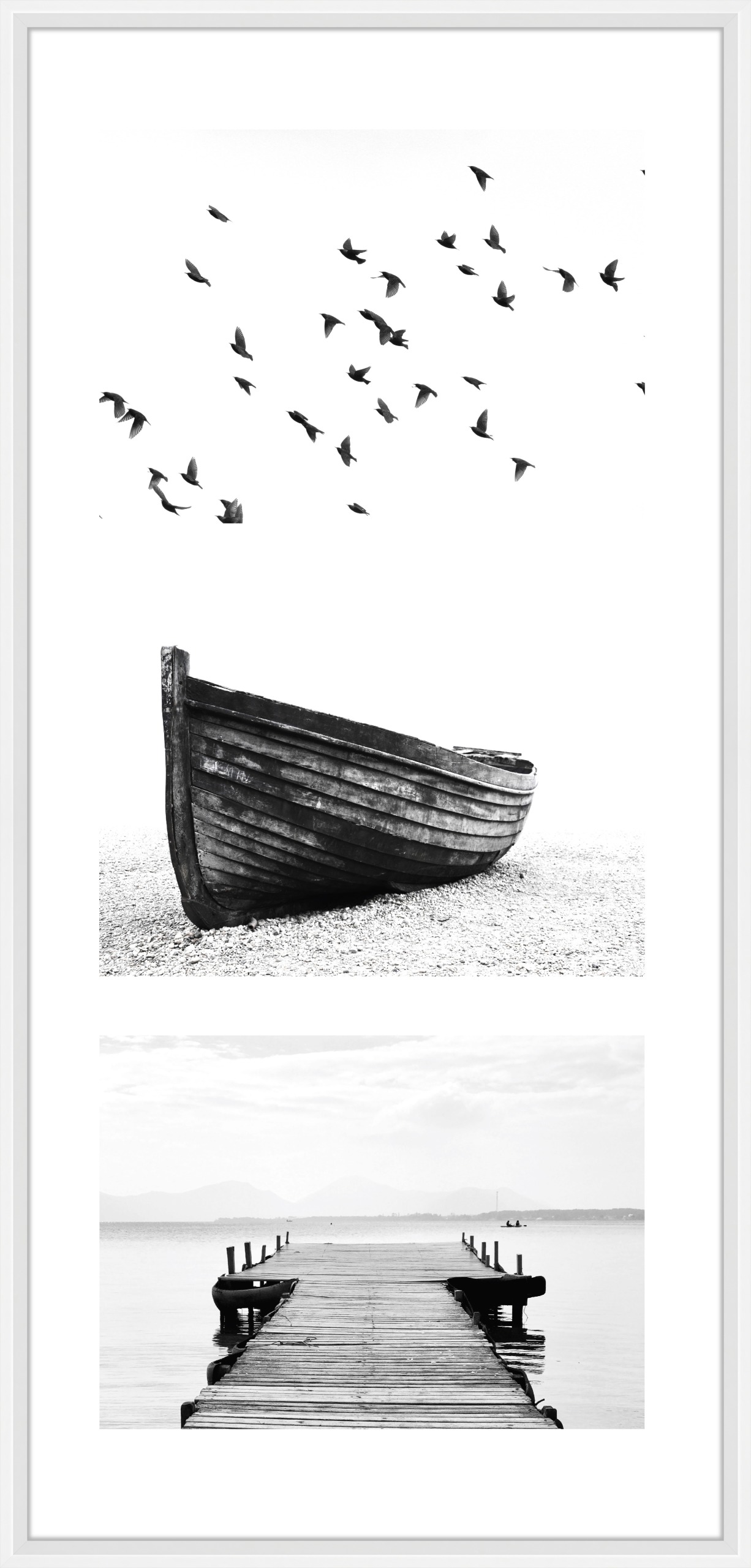 Accent by Nielsen Holz Bilderrahmen Linus ca. 23x50cm in Farbe White