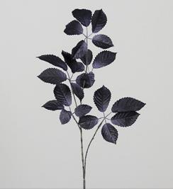 DPI Laubzweig 57008-30 in 74cm black, zweig, blätter, pflanzenzweig, bläulich, zweig mit Blättern