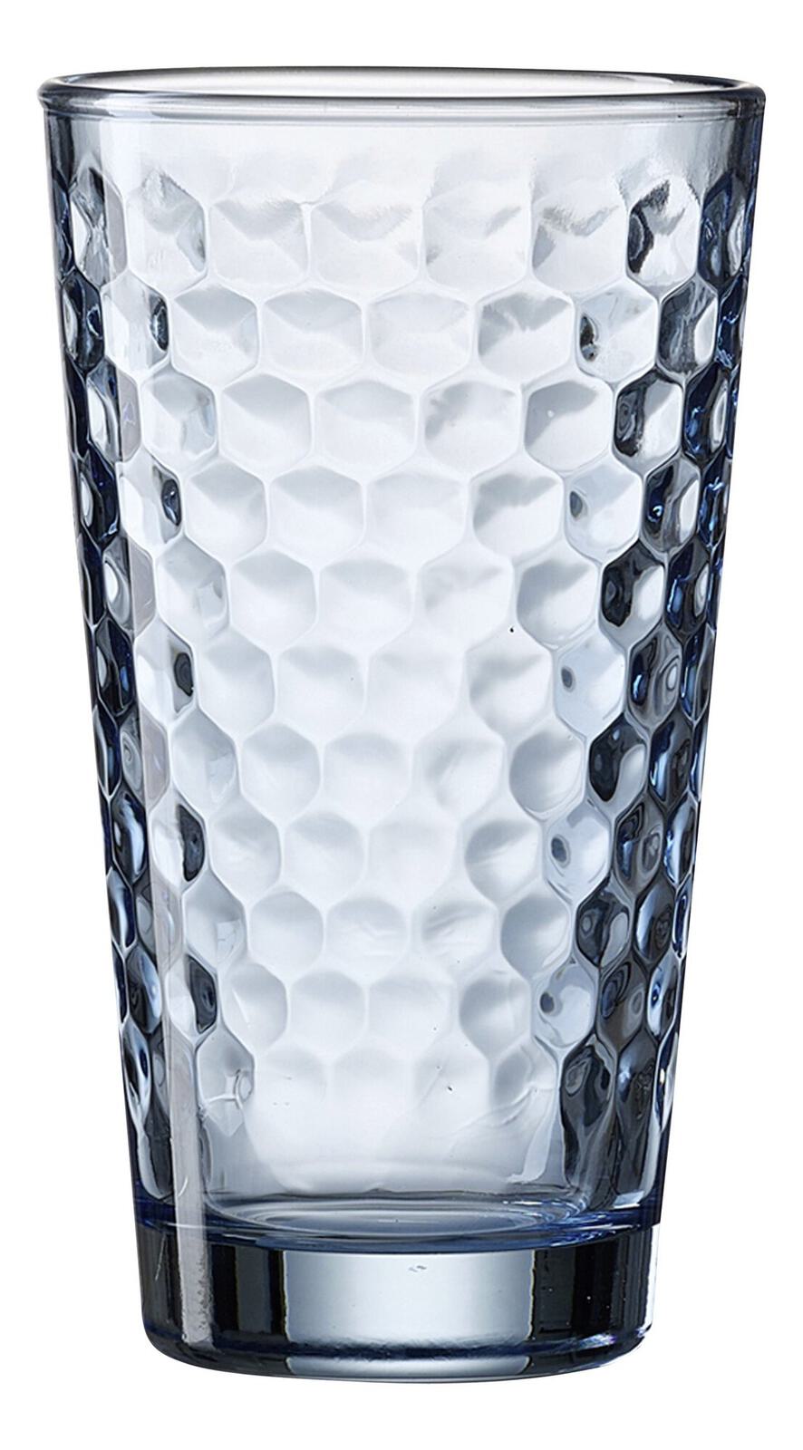 Ritzenhoff & Breker Longdrinkglas 400ml FAVO in blau, ca. B:8cm L:8cm