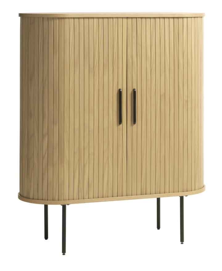 Highboard NOLA in Holzfarben Unique Highboard NOLA in Eiche Natur