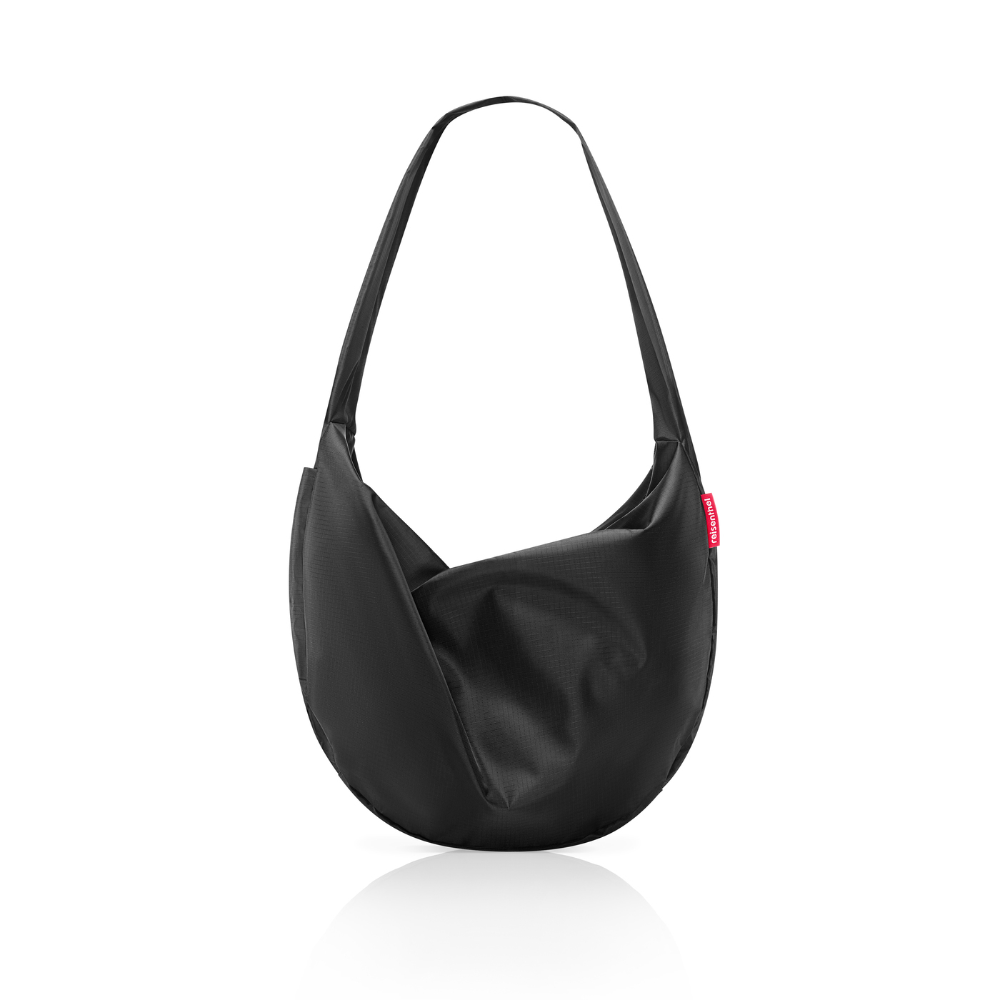 Reisenthel MINI MAXI MOONBAG in Farbe black, handtasche, schwarz, hobo-tasche, schultertasche, weiches material