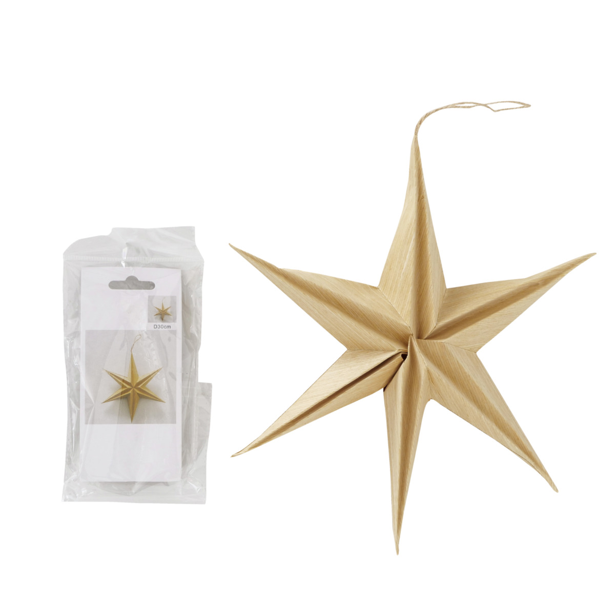 Boltze Dekoanhänger Kassia ca. 30cm in natur, Sternsymbol, Symbol