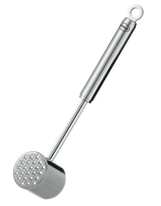 Rösle Fleischhammer , Knoblauchpresse, Küchengerät, Edelstahl, Raspelkopf, Händisch