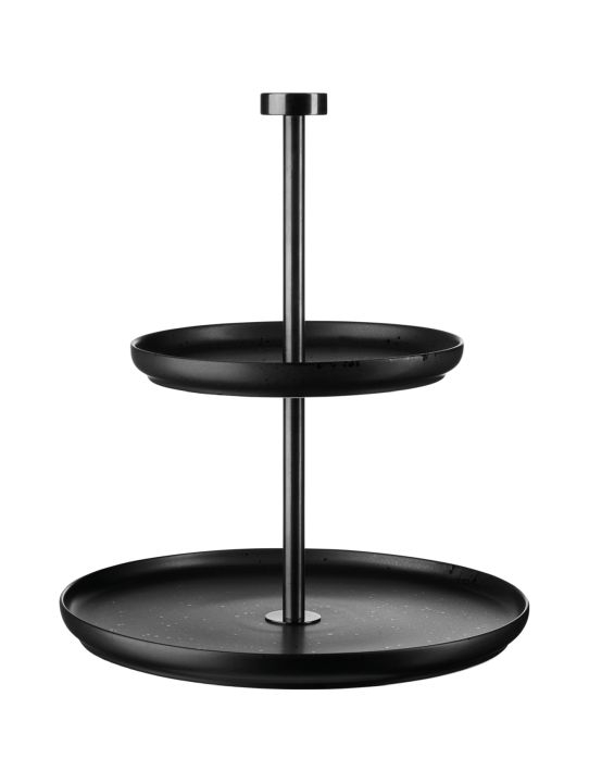 ASA Selection Etagere 2-stufig Coppa in Farbe schwarz matt