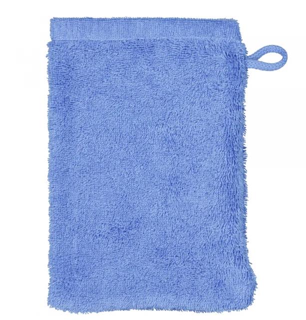 Waschhandschuh 16x22cm Waschhandschuh 16x22cm, Badehandschuh, Waschhandschuh, Frottee, Blaue Farbe, Kleiner Loop