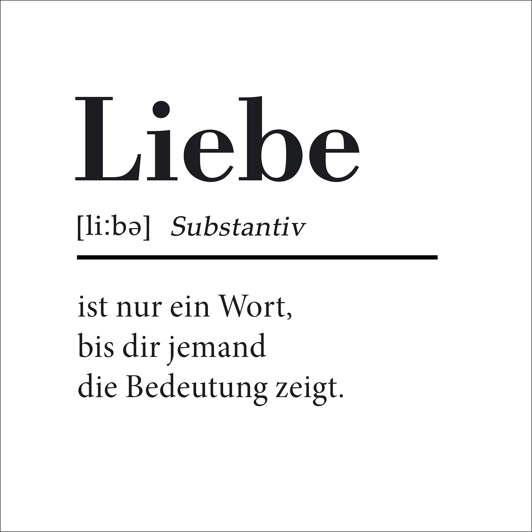 PRO ART Canvas-Art Junges Wohnen 30x30cm Liebe