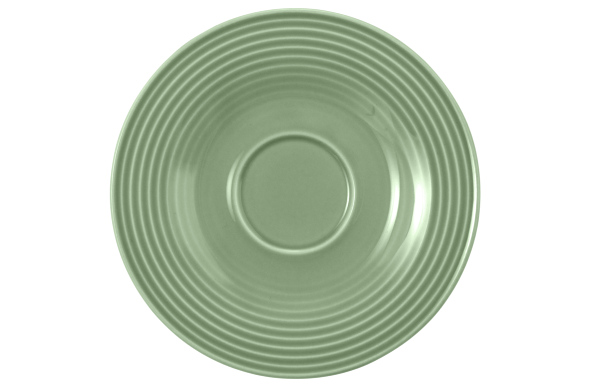 Seltmann Weiden Kombi-Untertasse klein 13,5cm Beat 3 Salbeigrün 