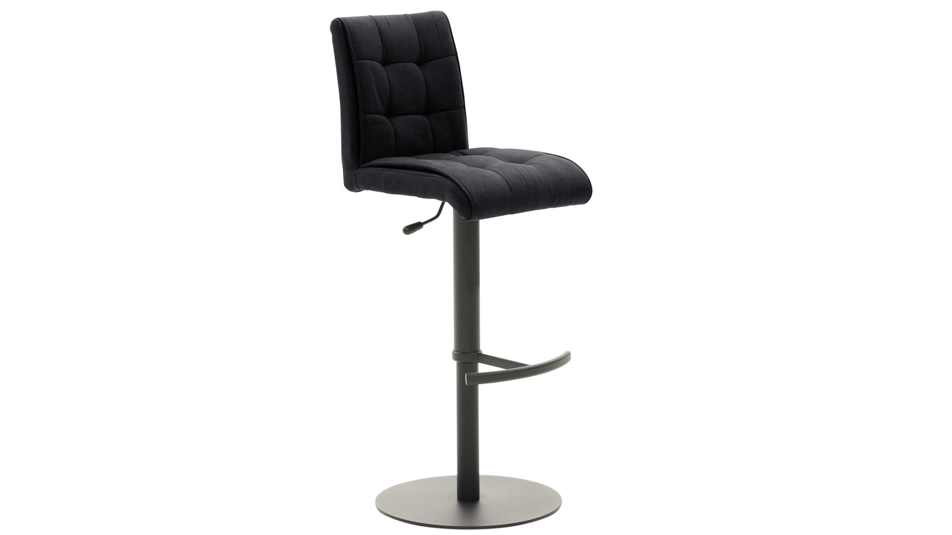 Interliving Barstuhl 5104 ca. 42x112x50cm in carbonschwarz