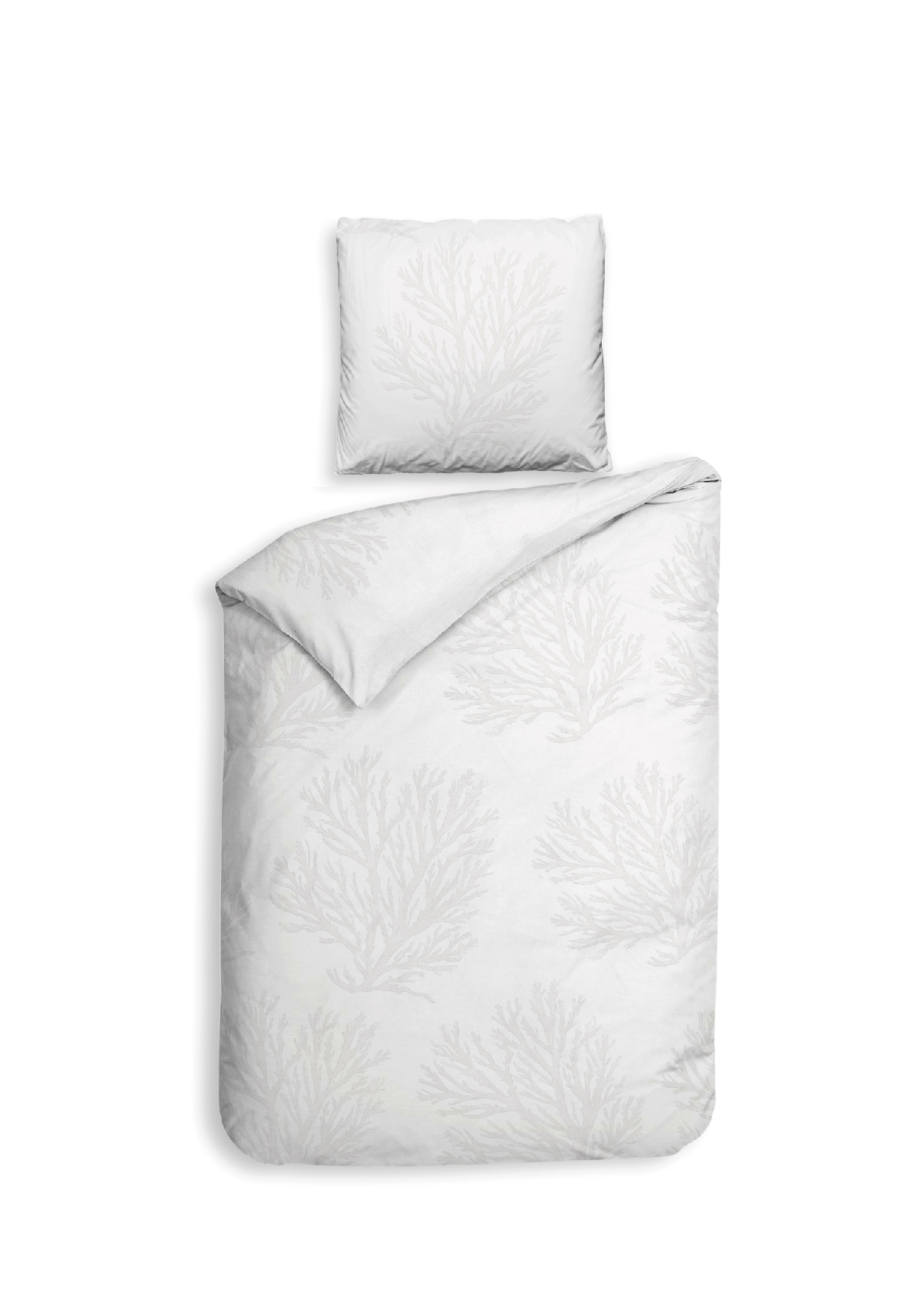 Heckettlane Bettwäsche ca. 155x220cm in Farbe White, Kissen, Dekoration für Zuhause, Mobiliar