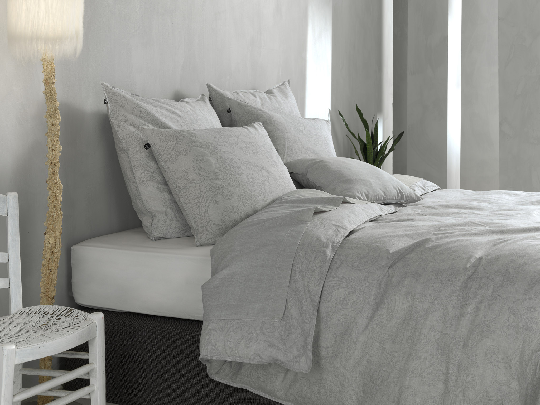Heckettlane Bettwäsche ca. 155x220cm in Farbe Dove-Grey