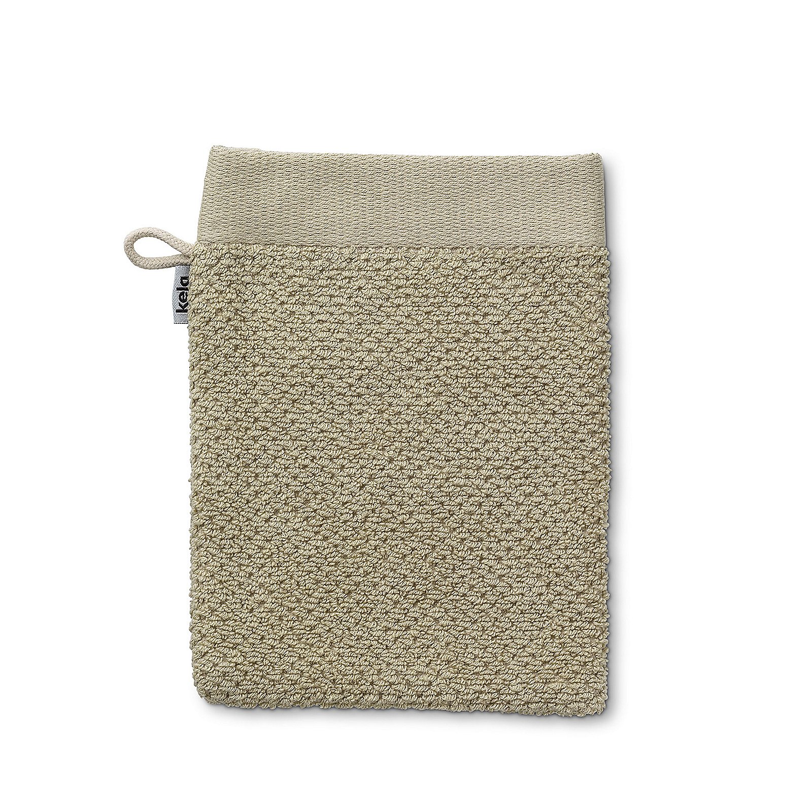 Kela Waschhandschuh LAVINIA in Farbe beige