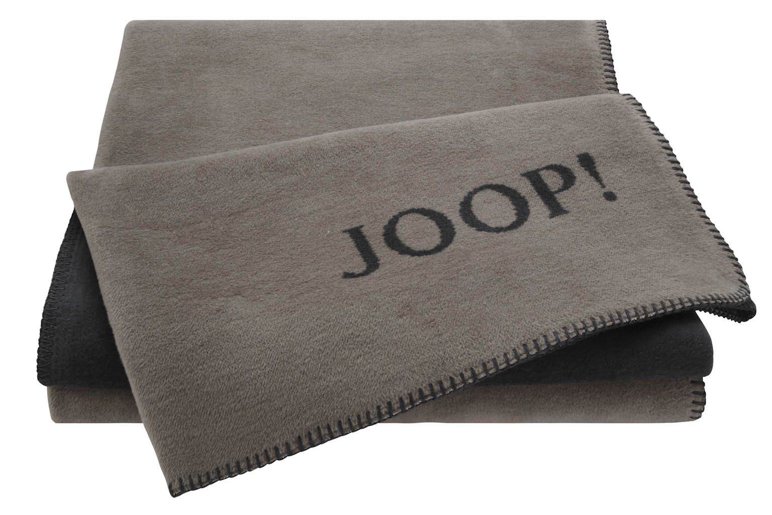 JOOP! Decke UDF ca. 150x200cm in Farbe Taupe-Anthrazit JOOP! Decke UDF ca. 150x200cm in Farbe Taupe-Anthrazit, Decke, Tasche, Handtasche, Kleidung, Fleece