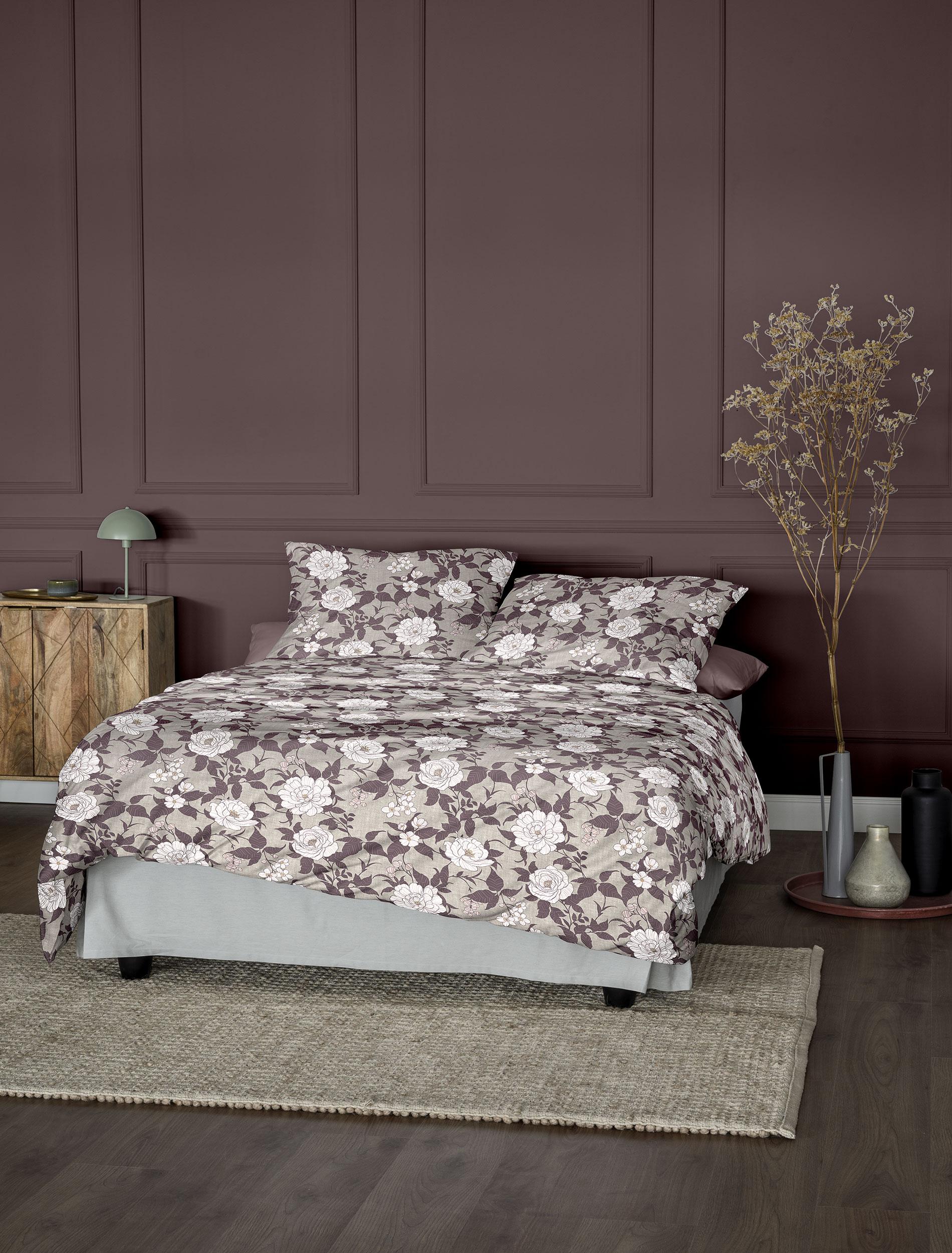 Irisette Edel-Feinbiber Bettwäsche KOALA ca. 155x220cm in Farbe rosa