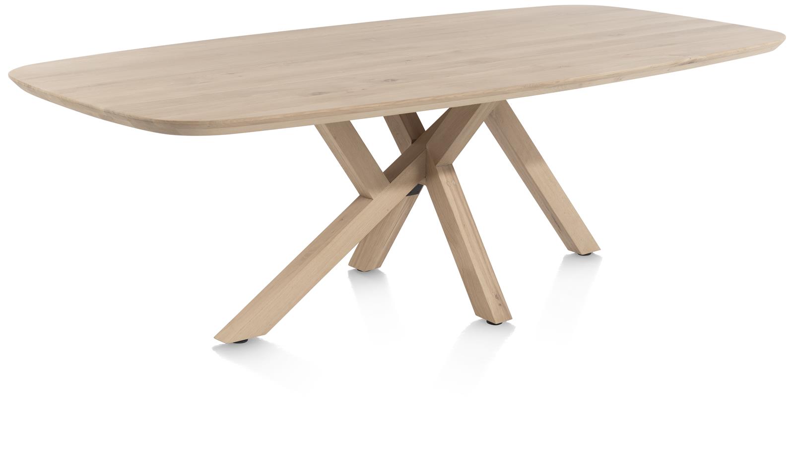 Henders & Hazel Esstisch SHIMLA ca. B120 H77 T210 cm in Eiche natur