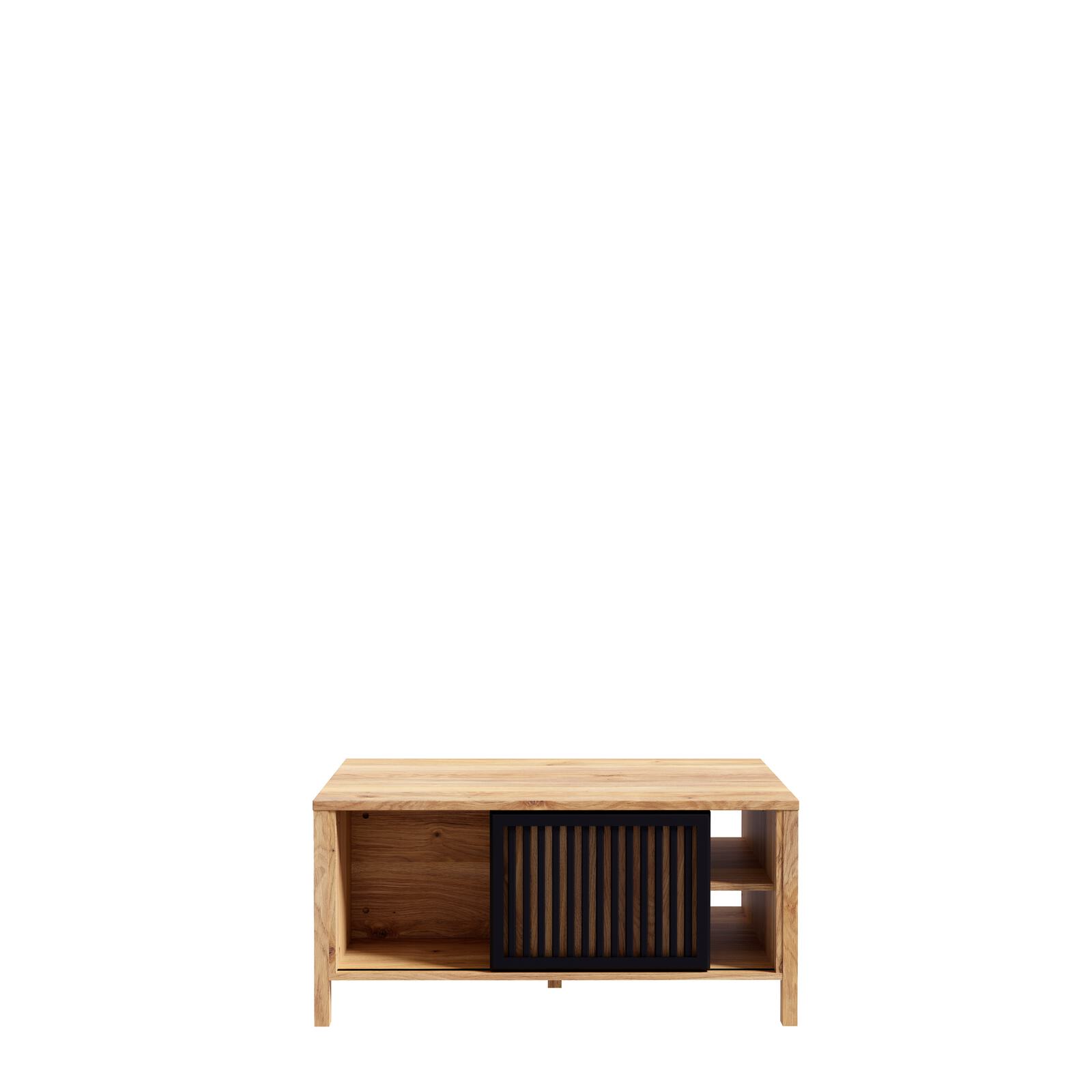 Forte Möbel Couchtisch JYTANA in Mauvella oak/Mauvella oak schwarz