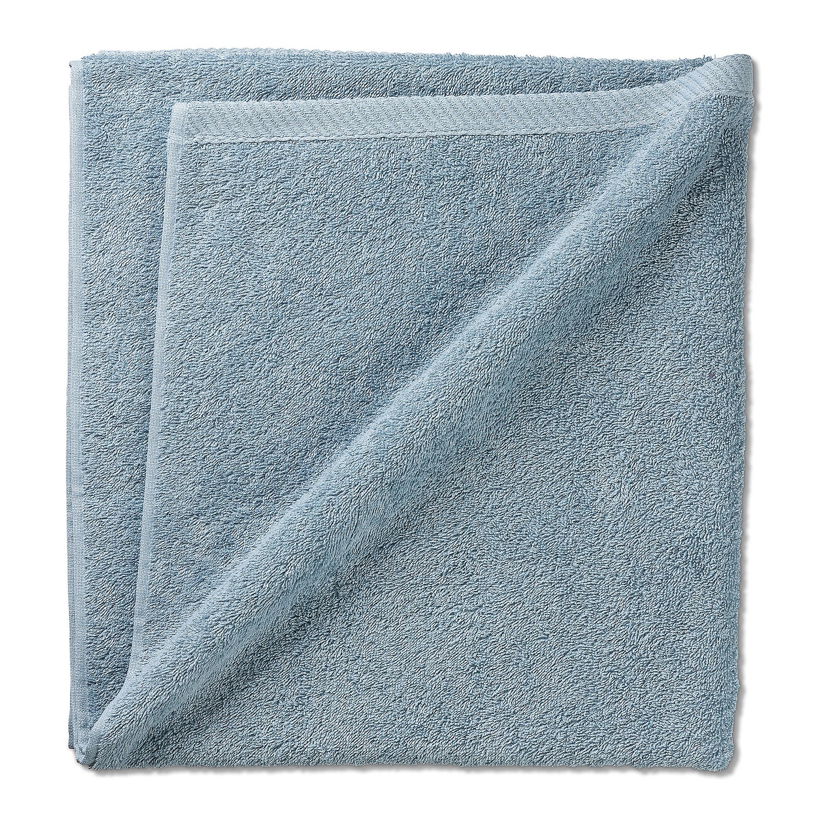 Kela Duschtuch LADESSA in Farbe Frostblau, Tuch, Badezug, Frottee, Handtuch, Waschlappen, tuch, badetuch, turquoise, baumwolle, uni-farbe