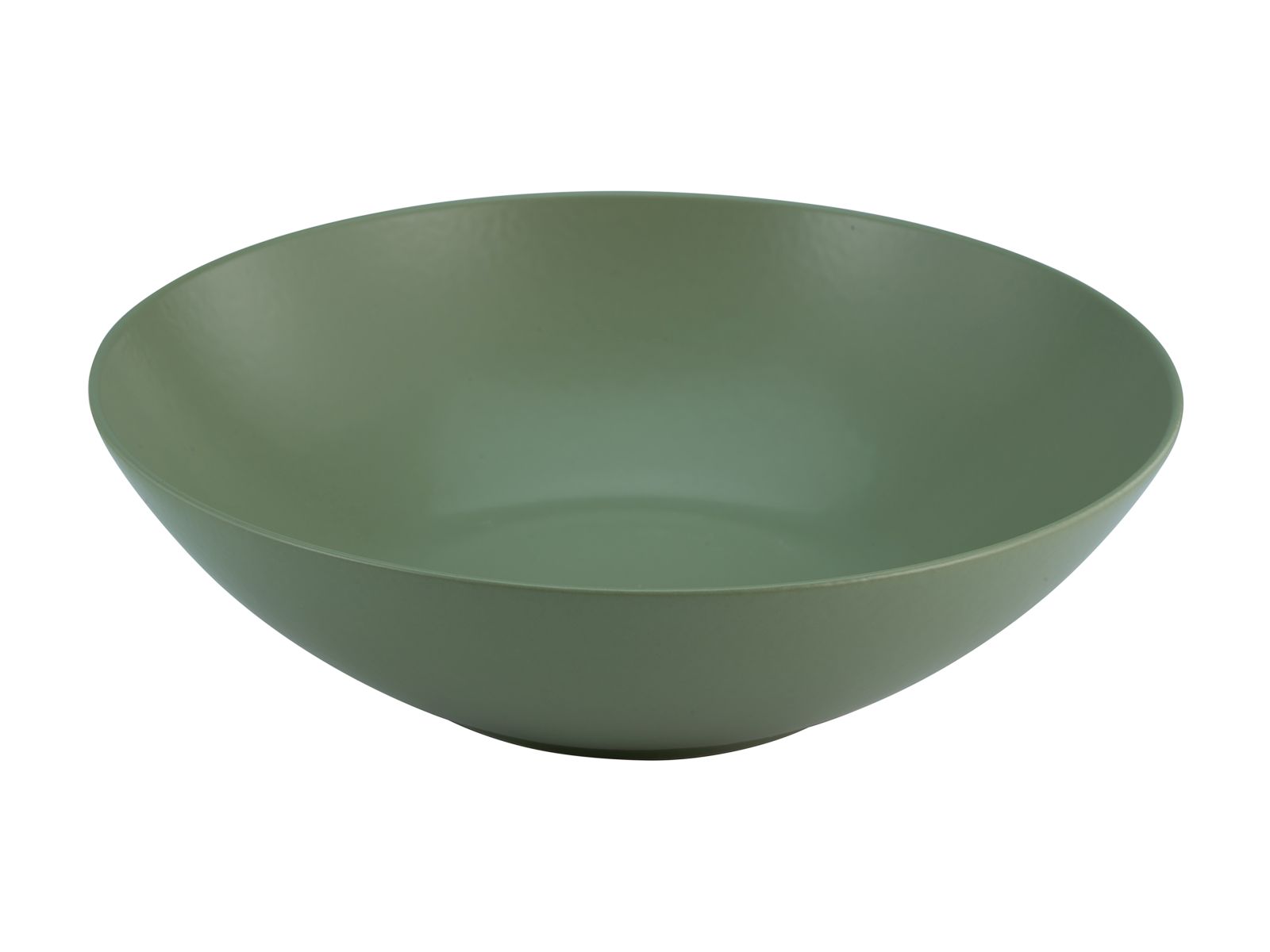 CreaTable Salatschüssel Soft Touch in Farbe Grün matt