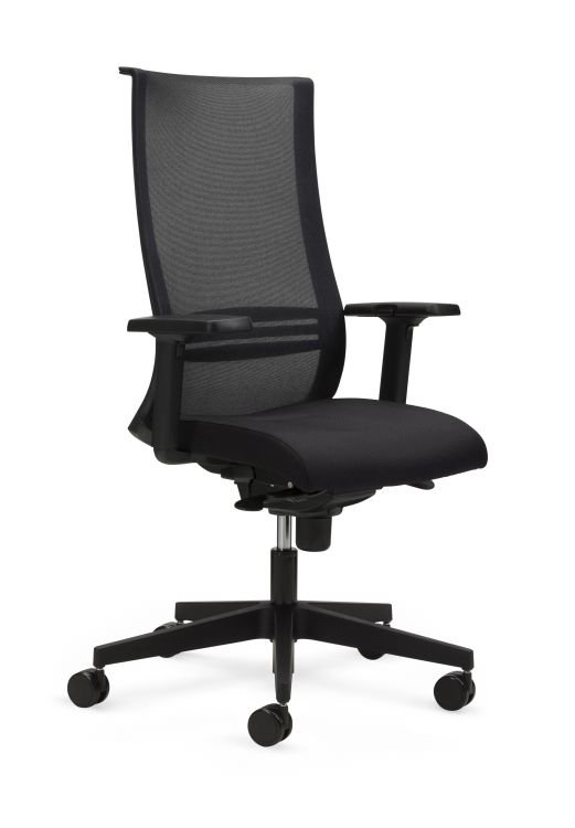 Nowy Styl Drehstuhl Wing in schwarz