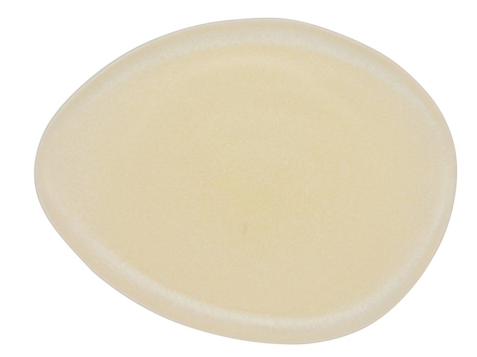 CreaTable Gourmetplatte Pietra in Steinzeug sand