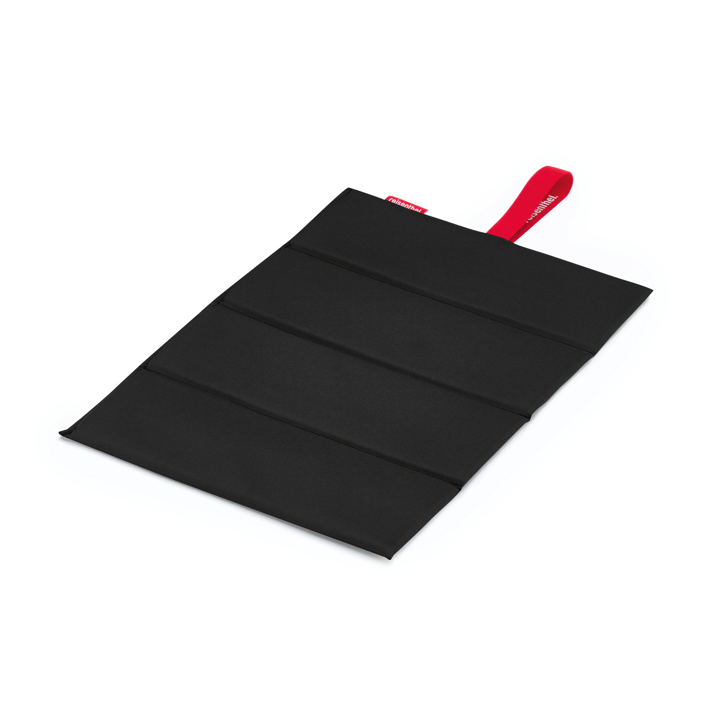 Reisenthel SEATPAD L in Farbe black, Faltkissen, Tasche, Schwarz, weiche Matte, Trageschlaufe