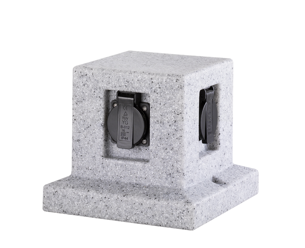 Trio Garden socket GARDEN SOCKET in Farbe grau Trio Garden socket GARDEN SOCKET in grau