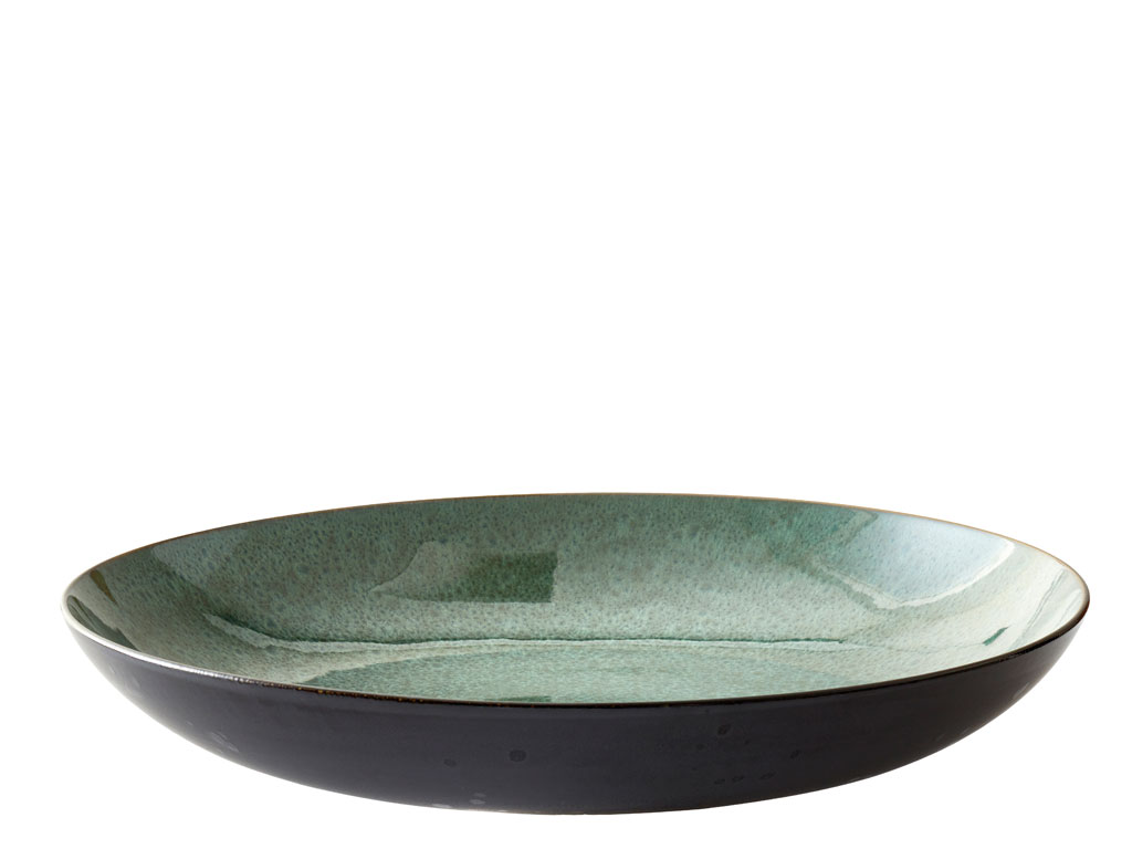 BITZ Platte 40 cm in Farbe schwarz/grün