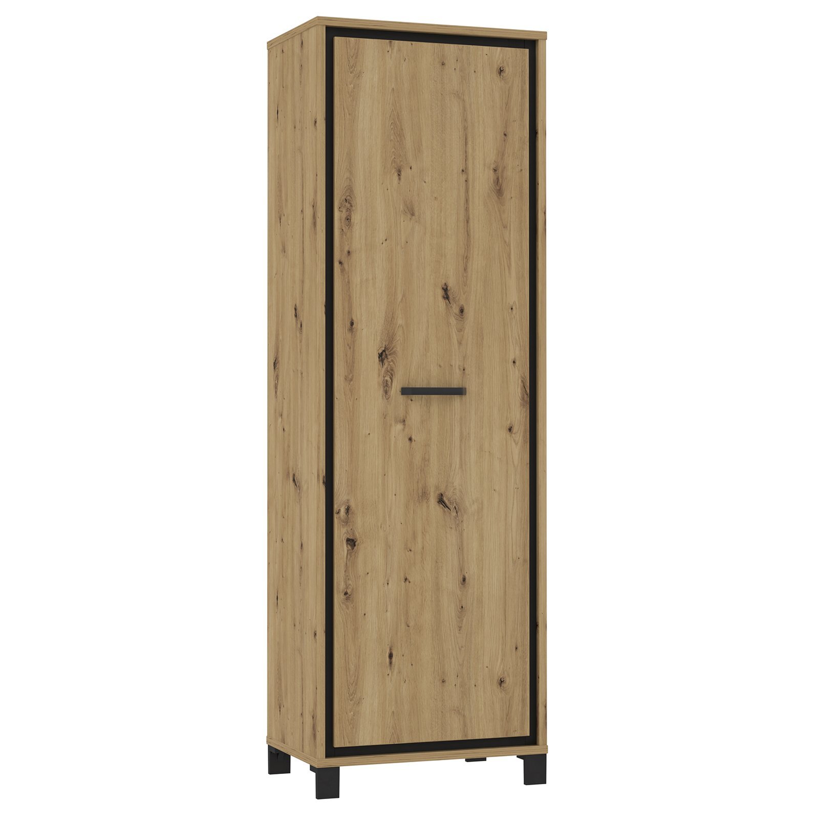 Forte Garderobenschrank Trondheim in Artisan Eiche Nachbildung