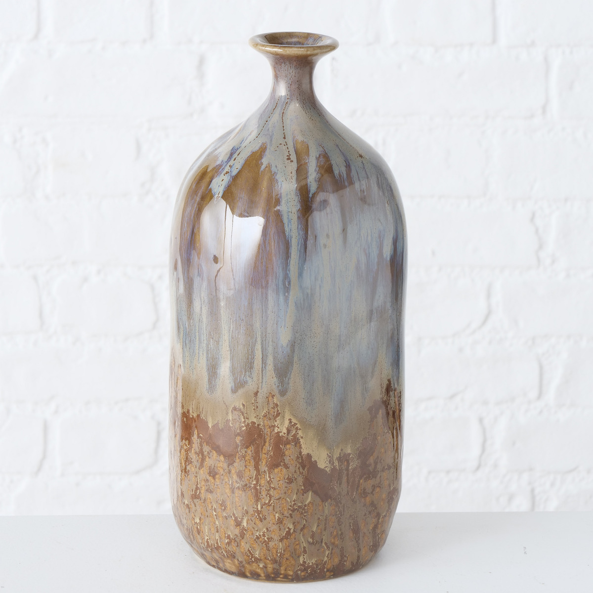 Boltze Vase SENSU H:32cm SENSU in Steingut