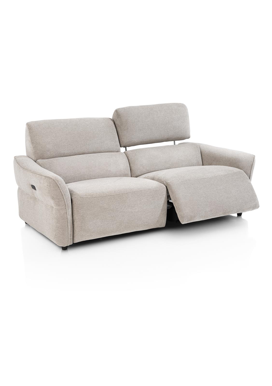 Henders & Hazel 3-Sitzer ANGLET 56410-001, Sofa, Zweisitzer, Lederfrei, Beige, Hockerlehne