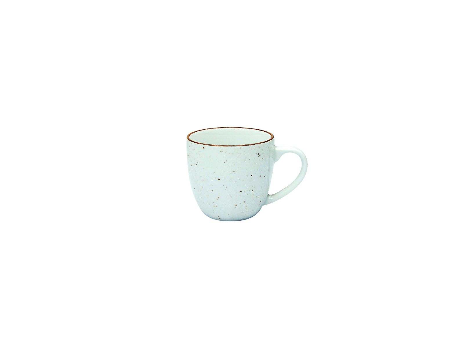 CreaTable Kaffeebecher Vintage Nature in Farbe Weiß glänzend