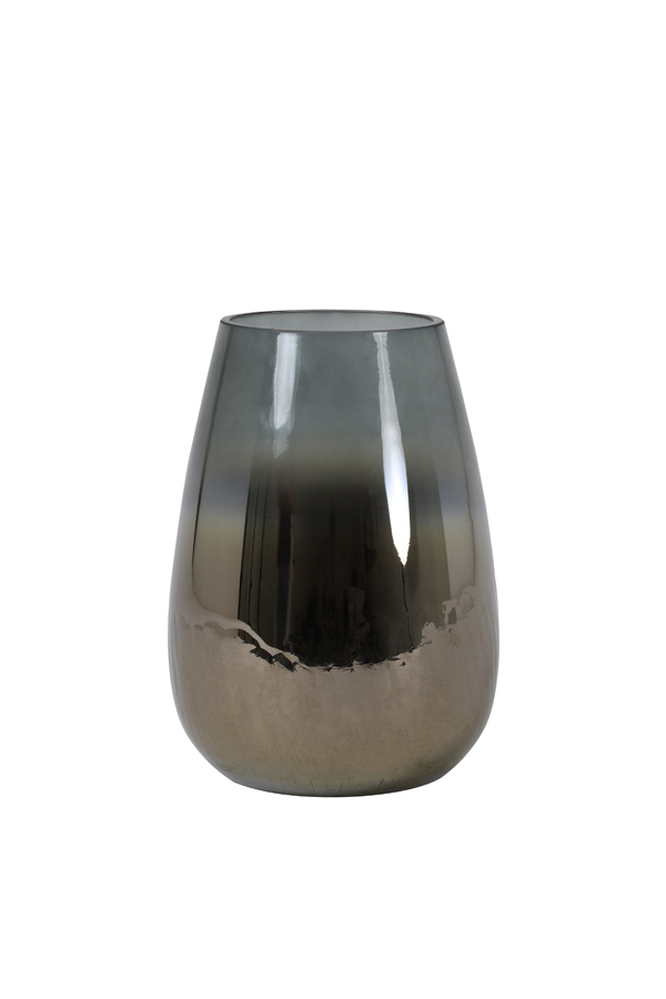 Light & Living Vase IZEDA in Glas Metallic Grau
