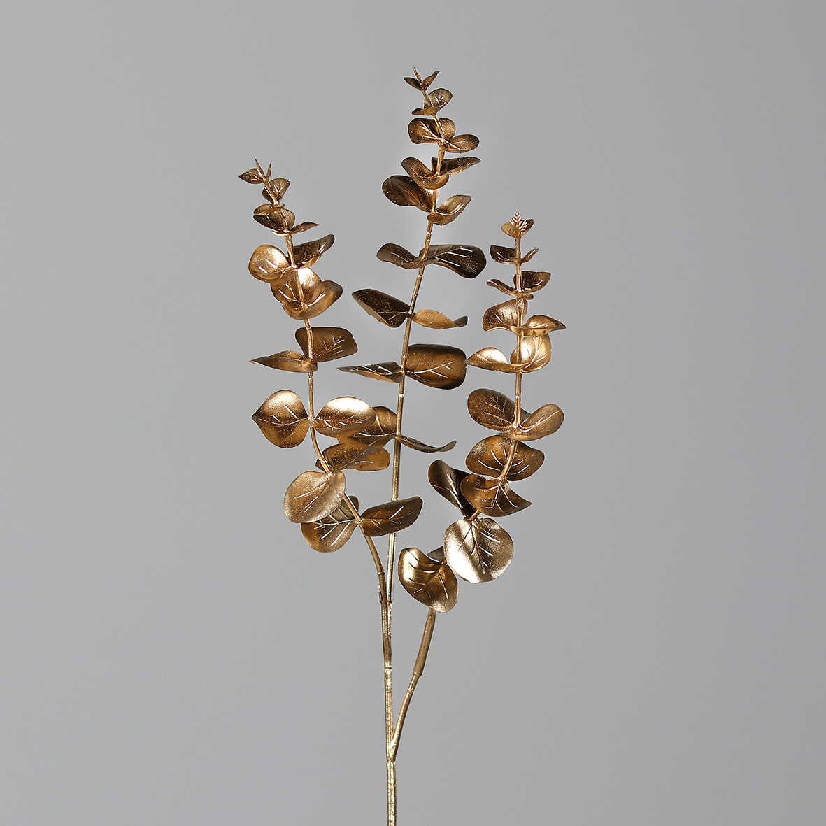 DPI Eukalyptus 72cm in Farbe Gold, gold, zweig, dekorativ, metallisch, pflanze
