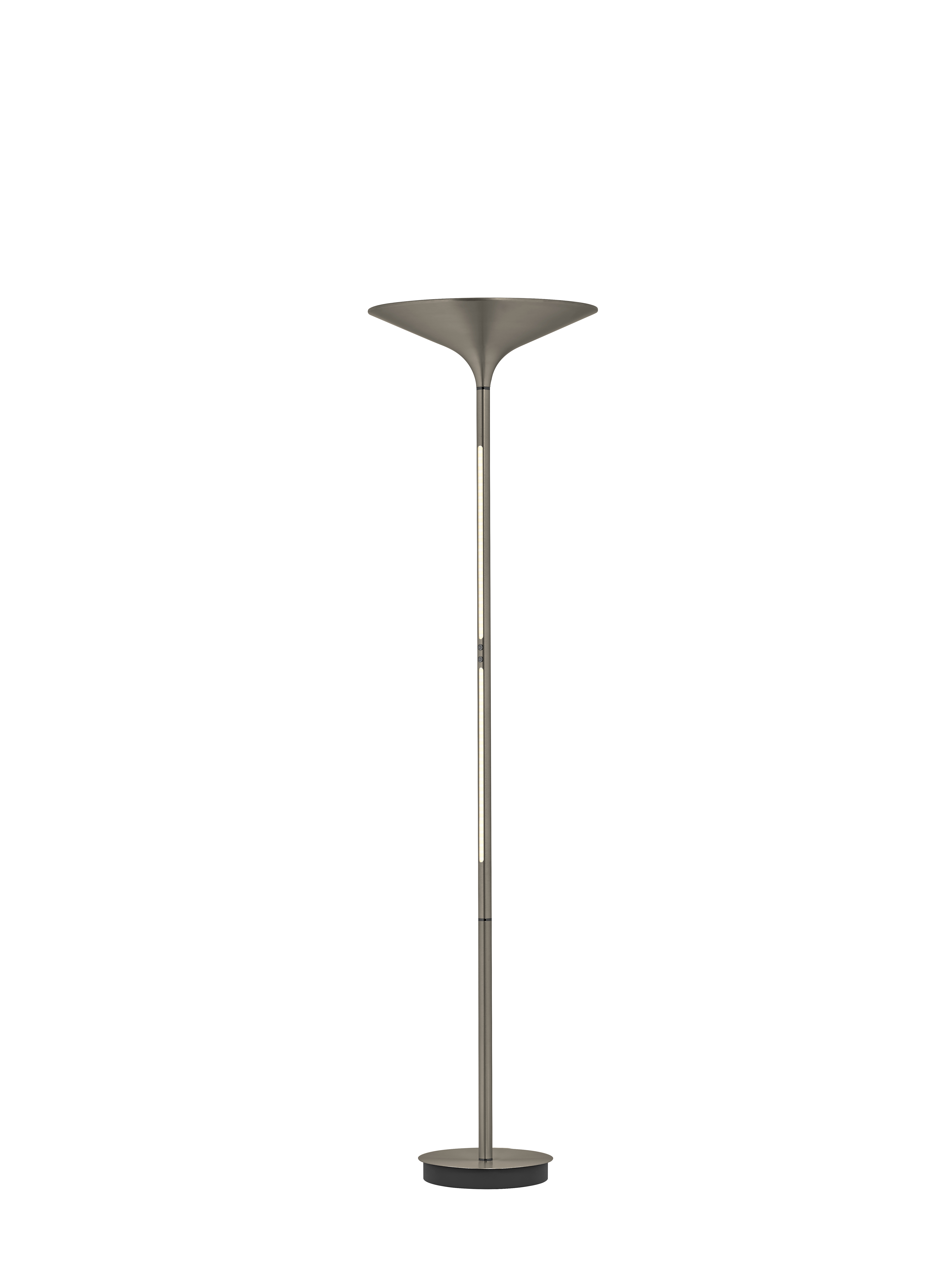 Elements by Bankamp LED-Stehleuchte Durchmesser ca. 48cm, Höhe ca. 180cm in Bronze eloxiert B-Leuchten LED-Stehleuchte Durchmesser ca. 48cm, Höhe ca. 180cm in Bronze eloxiert, Lampe