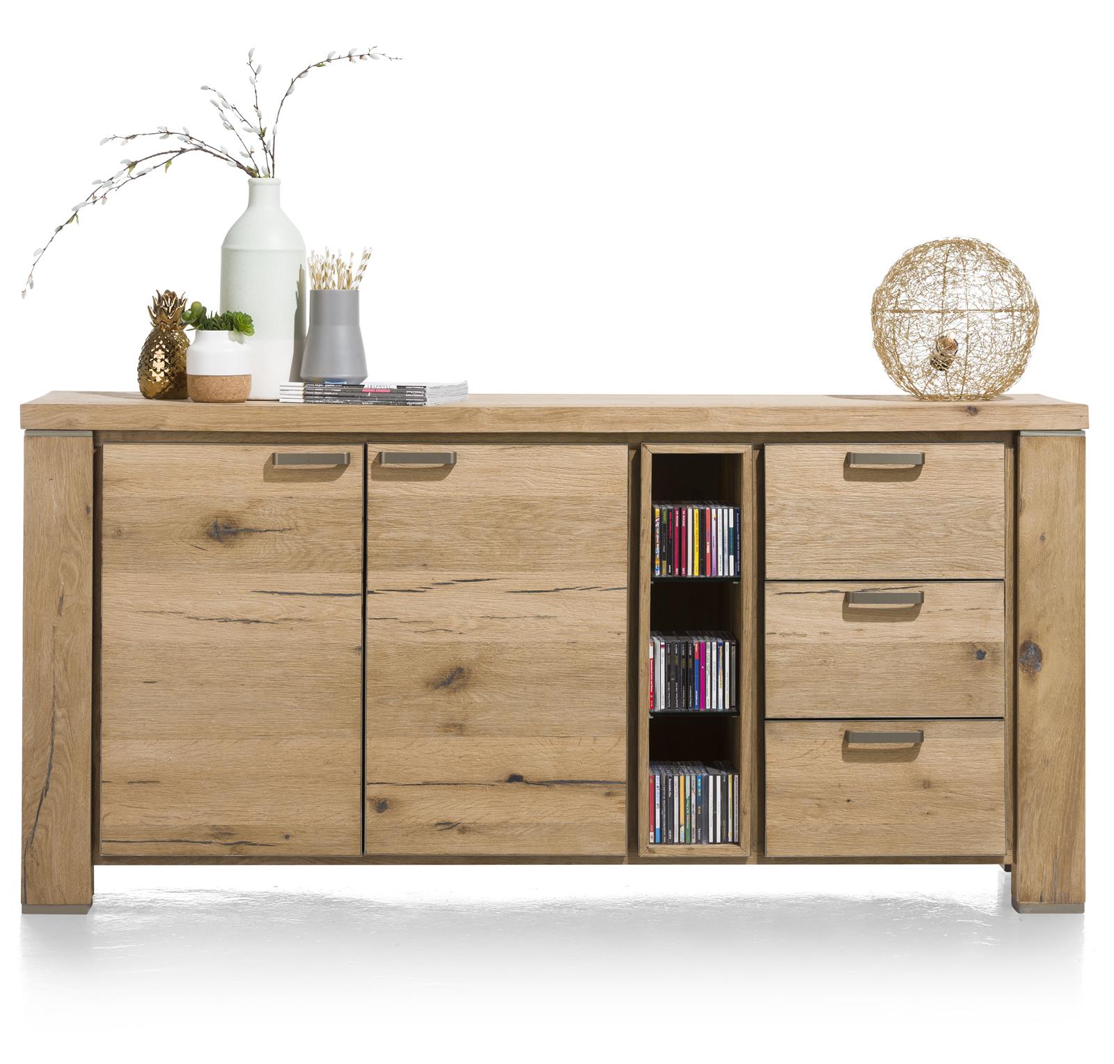 Habufa Sideboard CANOVA in Railway brown