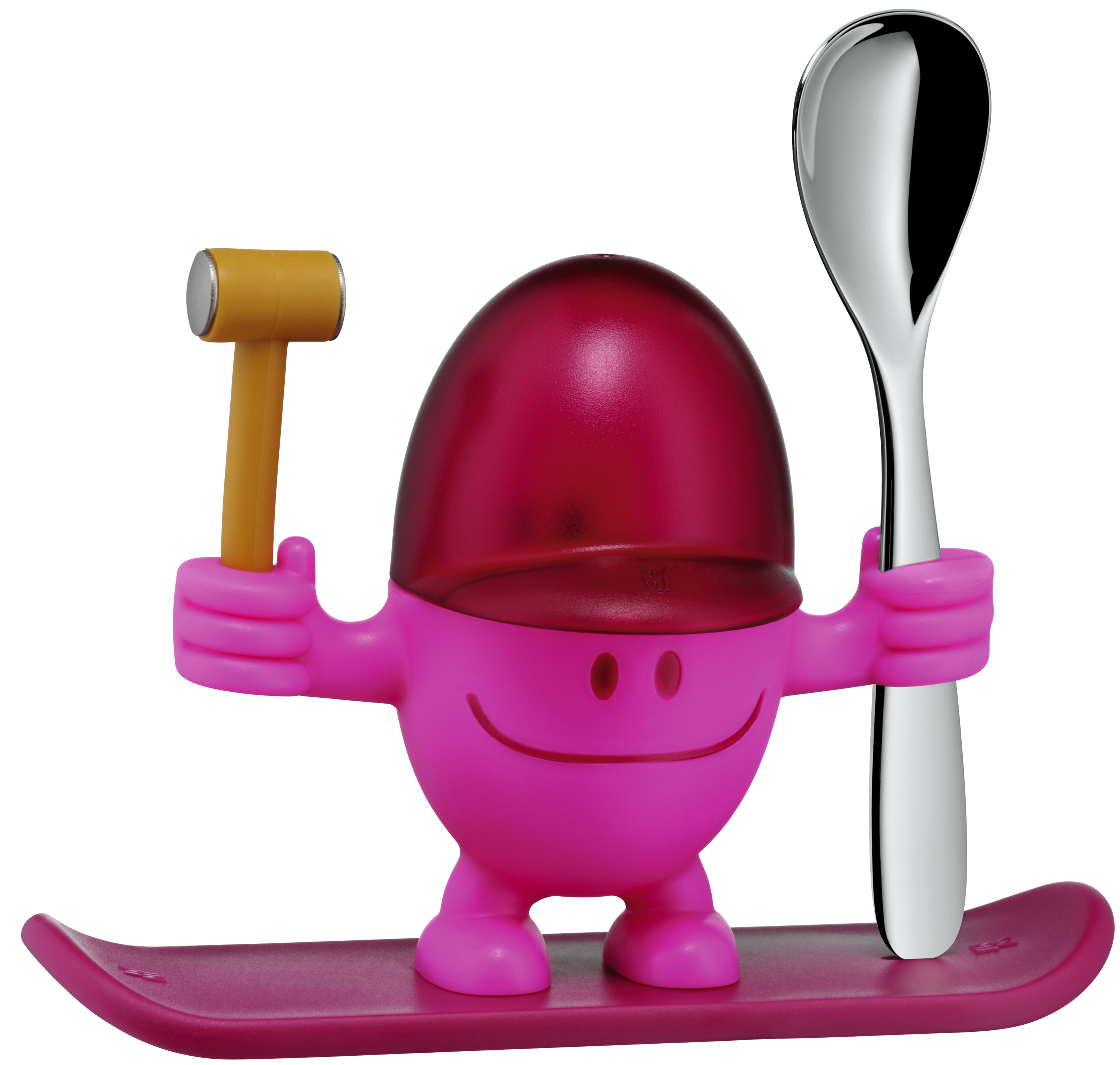 WMF Eierbecher McEgg mit Löffel, Pink in pink WMF Eierbecher McEgg mit Löffel, Pink in pink