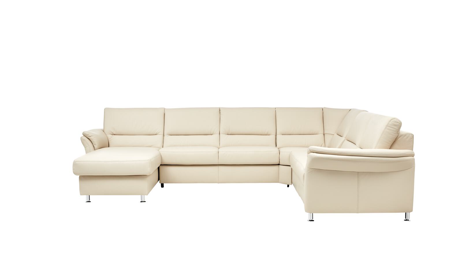 Modulmaster Wohnlandschaft MM-PN1049 ca. 173x304x236cm in Leder Torro ecru