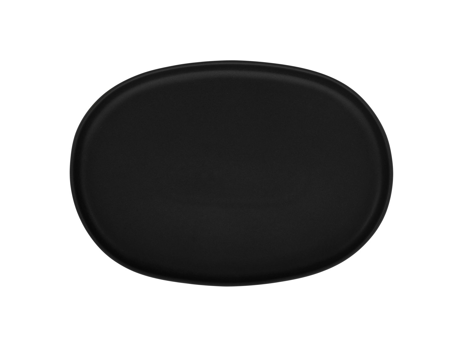 CreaTable Servierplatte Uno in Farbe Schwarz matt