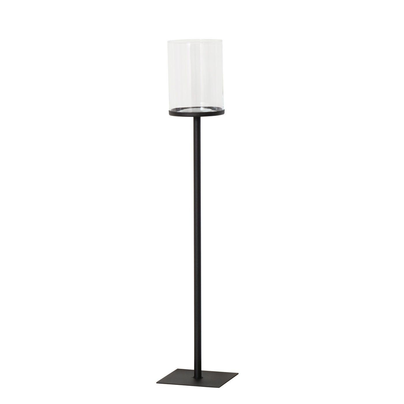 Boltze Windlicht Frisco in Farbe Materialmix schwarz