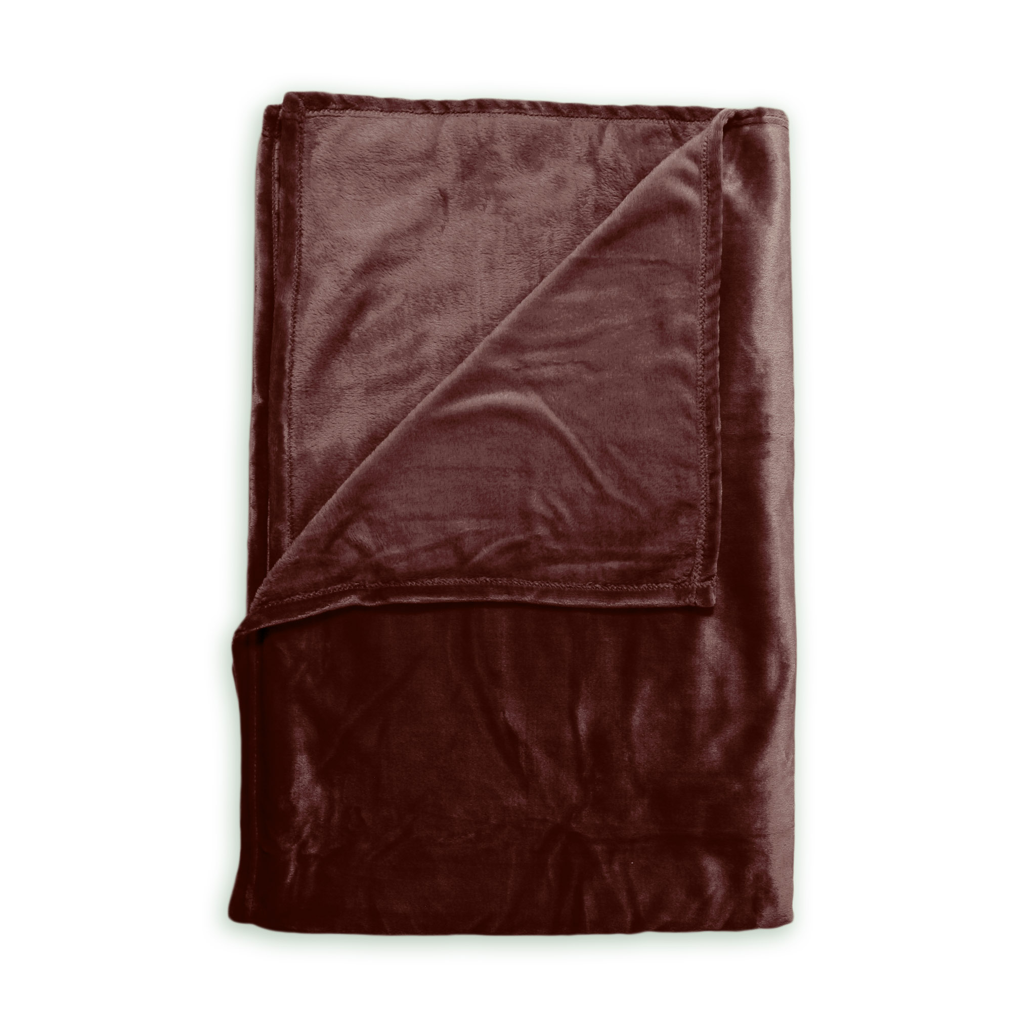 Heckettlane Plaid ca. 140x200cm in Farbe Mahogany-Red