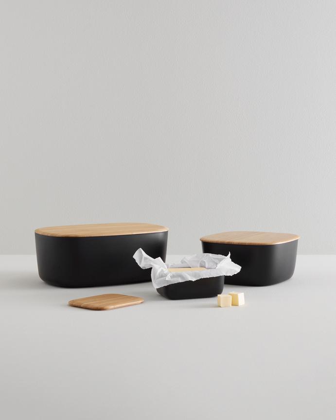 Stelton Brotkasten BOX-IT 23cm in Farbe black