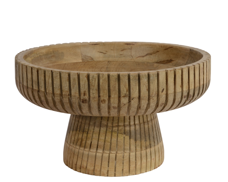 Kaemingk Schale 29 cm ca. B29 H17 T29 cm in Mangoholz natur, Schale, Suppenschüssel