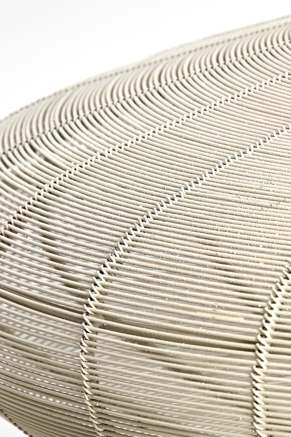 Hängeleuchte Durchm. 40x18cm in creme matt