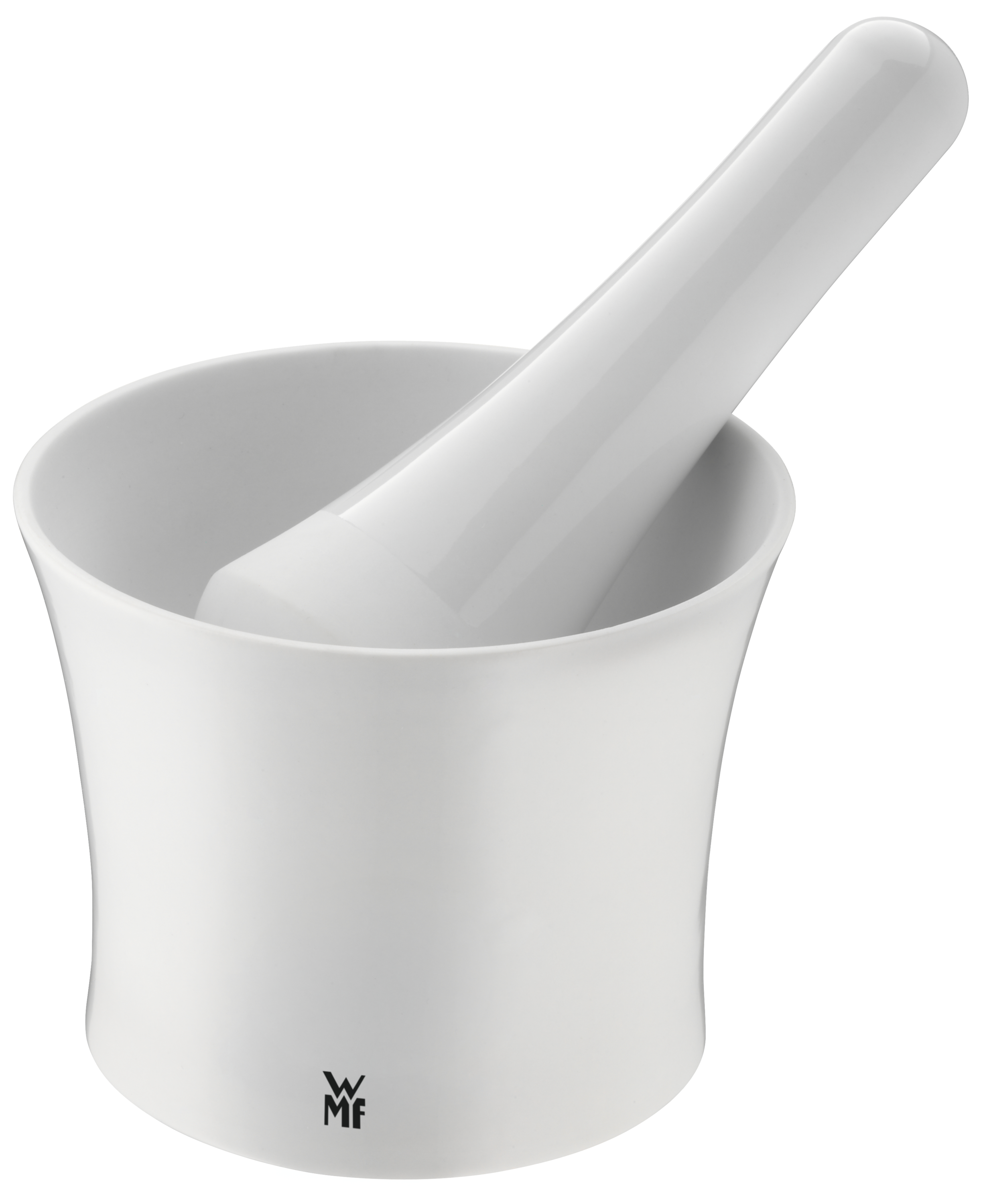 WMF Gourmet Mörser mit Stößel, 12 cm in weiß