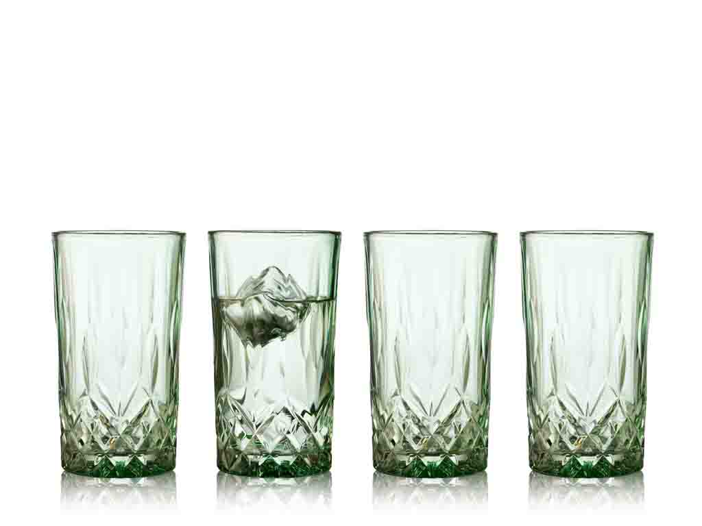Lyngby Glas Highball 0,38 Liter in Farbe grün Lyngby Glas Highball 0,38 Liter in Farbe grün