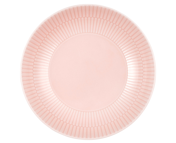 Seltmann Weiden Suppenteller rund 21cm Amina 3 Rosé , Mahlzeit, Teller, Töpferei, Untertasse