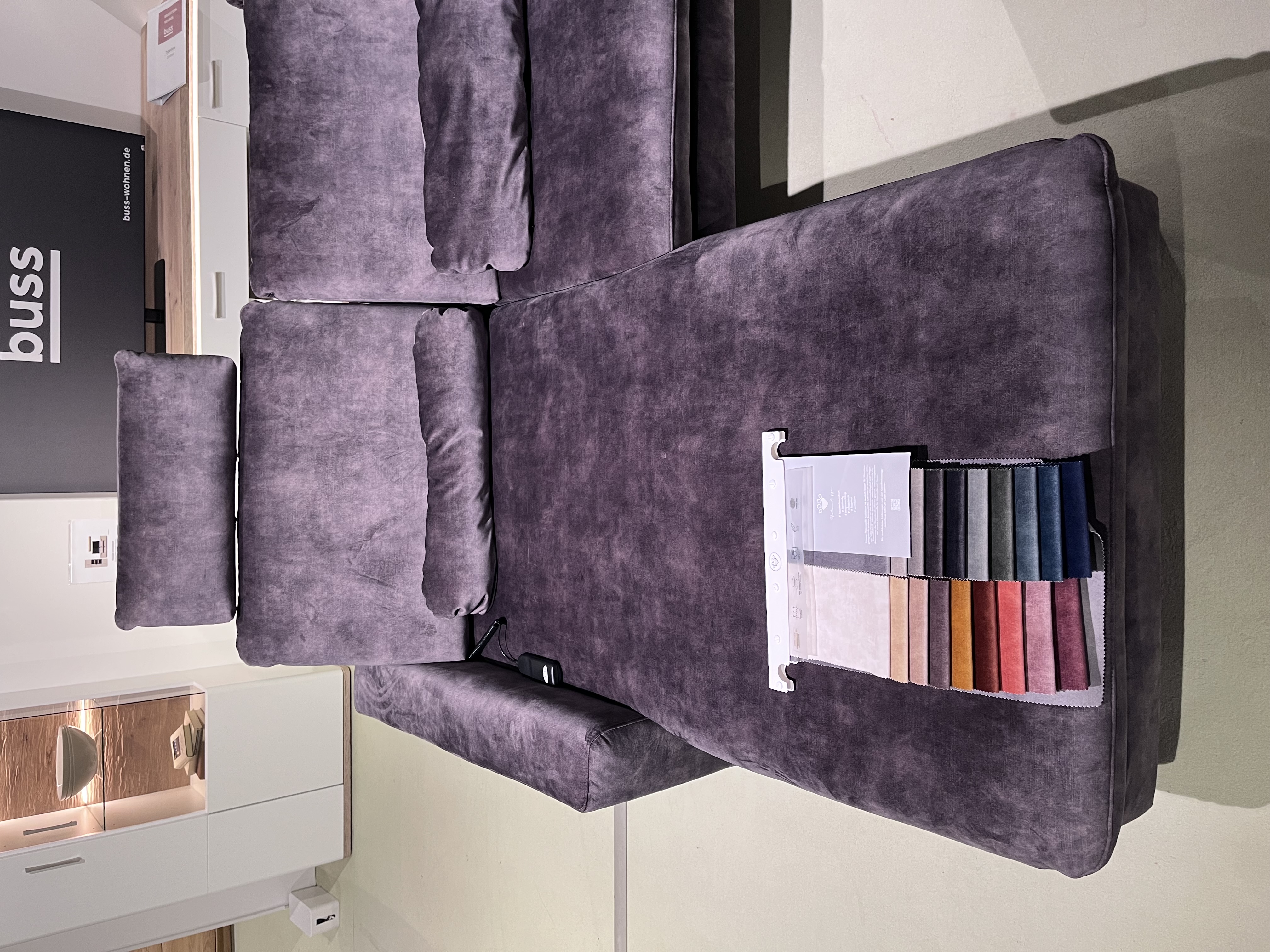 Modulmaster Wohnlandschaft in Stoff Amira grey Pg.B, Moebel, Couch