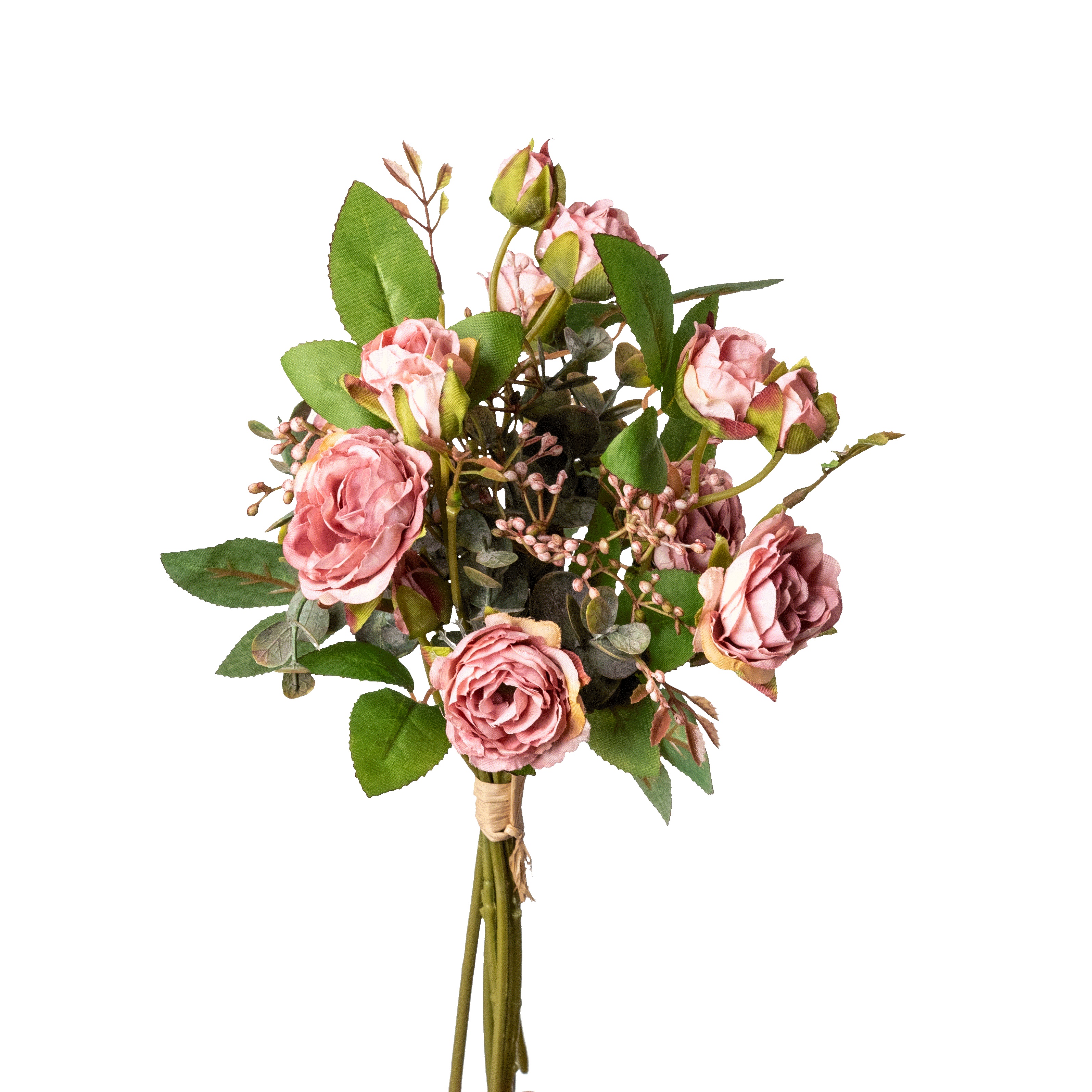 Flower Manufaktur Rosenbund ca. 32cm in Farbe Hellrosa