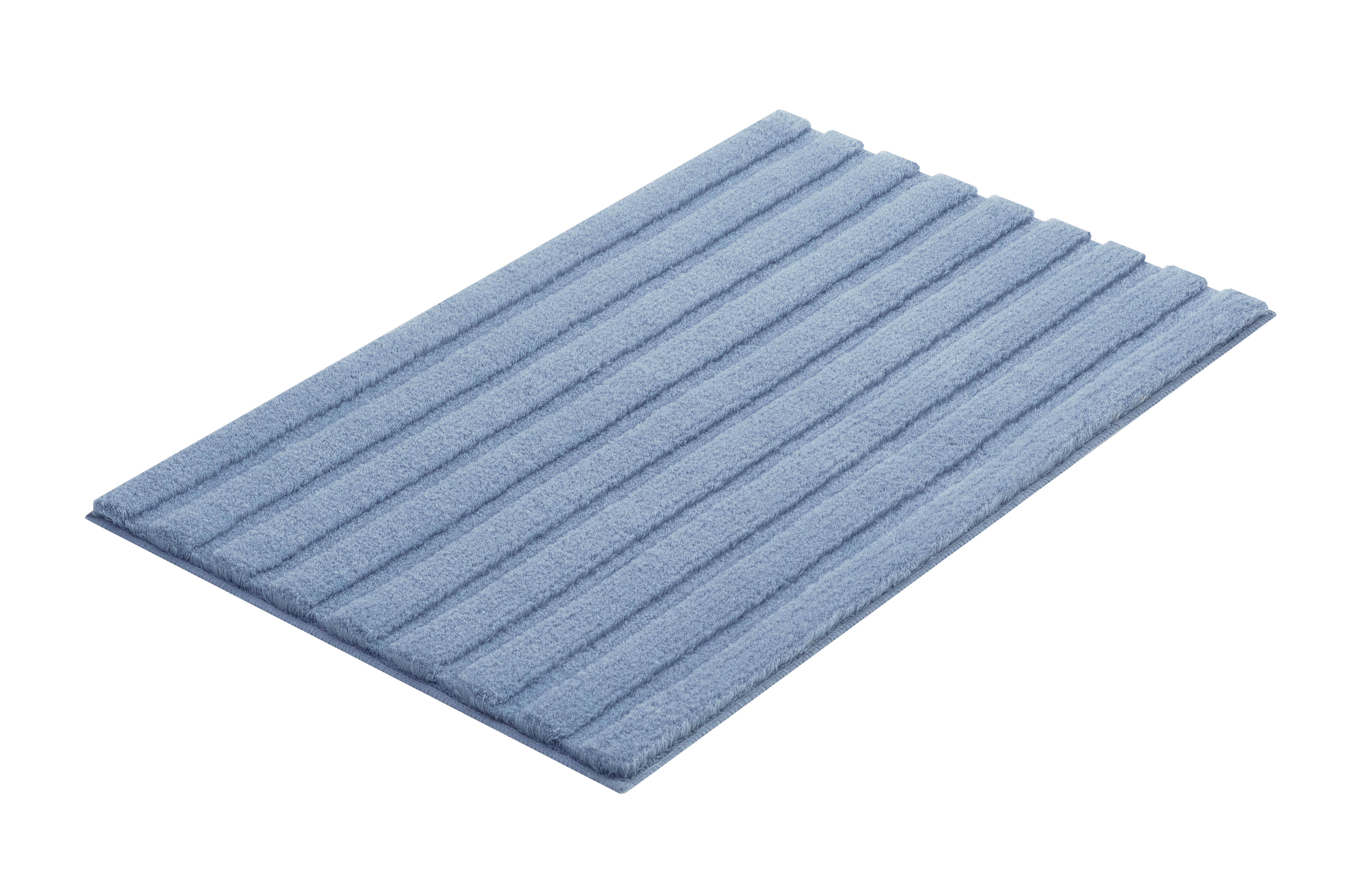 Kleine Wolke Badteppich CORD ca. 70x120cm in Farbe Stahlblau